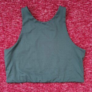 Girlfriend Collective Paloma Racerback Sports Bra Womens XXL Dark Moss Green